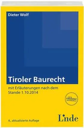 Wolf |  Tiroler Baurecht | Buch |  Sack Fachmedien