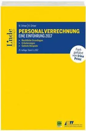 Prinz |  Personalverrechnung: eine Einführung 2017 | Buch |  Sack Fachmedien