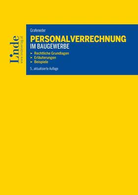 Grafeneder |  Personalverrechnung im Baugewerbe | Buch |  Sack Fachmedien