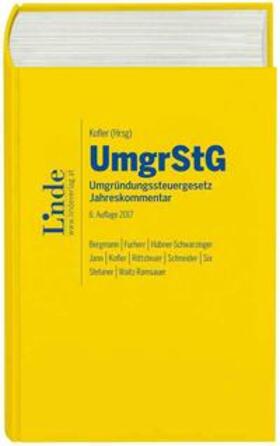 Bergmann / Furherr / Hübner-Schwarzinger |  Umgründungssteuergesetz | Buch |  Sack Fachmedien