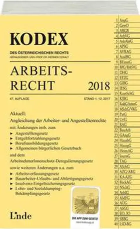 Stech / Ercher-Lederer / Doralt |  KODEX Arbeitsrecht 2018 | Buch |  Sack Fachmedien