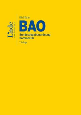 Ritz / Koran |  BAO | Bundesabgabenordnung | Buch |  Sack Fachmedien