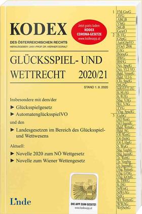 Legat / Doralt |  KODEX Glücksspiel- und Wettrecht 2020/21 | Buch |  Sack Fachmedien