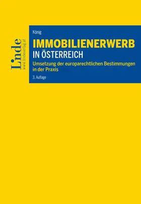 König |  Immobilienerwerb in Österreich | Buch |  Sack Fachmedien