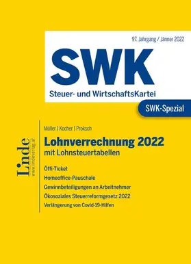 Müller / Kocher / Proksch |  SWK-Spezial Lohnverrechnung 2022 | Buch |  Sack Fachmedien