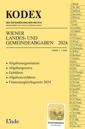 Ittner / Doralt |  KODEX Wiener Landes- und Gemeindeabgaben | Buch |  Sack Fachmedien