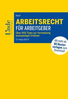 Rauch |  Arbeitsrecht für Arbeitgeber | Buch |  Sack Fachmedien