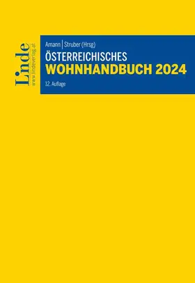 Amann / Brunauer / Ettmayer |  Österreichisches Wohnhandbuch 2024 | Buch |  Sack Fachmedien