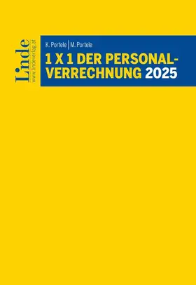 Portele |  1 x 1 der Personalverrechnung 2025 | Buch |  Sack Fachmedien