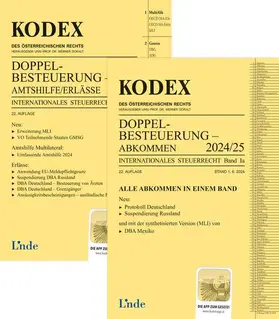 Herdin-Winter / Schmidjell-Dommes / Doralt |  KODEX Doppelbesteuerung 2024/25 | Buch |  Sack Fachmedien