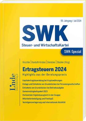 Adriouich / Berger / Böhler |  SWK-Spezial Ertragsteuern 2024 | Buch |  Sack Fachmedien