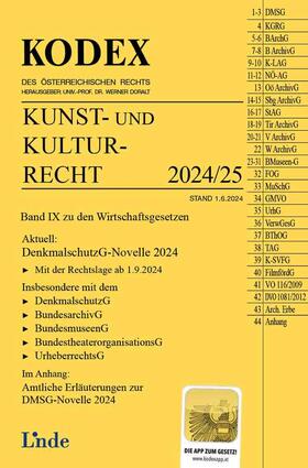 Ciresa / Doralt |  KODEX Kunst- und Kulturrecht 2024/25 | Buch |  Sack Fachmedien