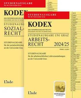 Doralt |  KODEX-Paket Studienausgabe Arbeits- und Sozialrecht Graz 2024/25 | Buch |  Sack Fachmedien