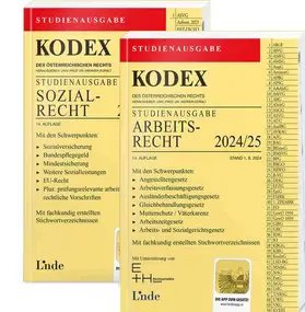 Doralt |  KODEX-Paket Studienausgabe Arbeits- und Sozialrecht 2024/25 | Buch |  Sack Fachmedien