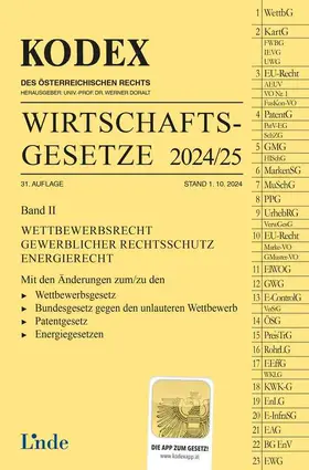 Konetzky / Doralt |  KODEX Wirtschaftsgesetze Band II 2024/25 | Buch |  Sack Fachmedien