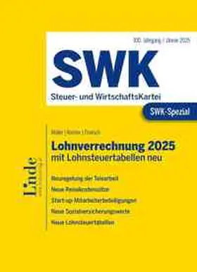 Müller / Kocher / Proksch |  SWK-Spezial Lohnverrechnung 2025 | Buch |  Sack Fachmedien