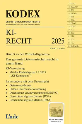 Ciresa / Doralt |  KODEX KI-Recht | Buch |  Sack Fachmedien