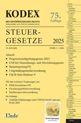 Bodis / Doralt |  KODEX Steuergesetze 2025 | Buch |  Sack Fachmedien