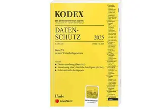 Pachinger / Doralt |  KODEX Datenschutz 2025 | Buch |  Sack Fachmedien