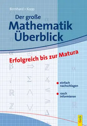 Bernhard / Kopp |  Der grosse Mathematik-Überblick | Buch |  Sack Fachmedien