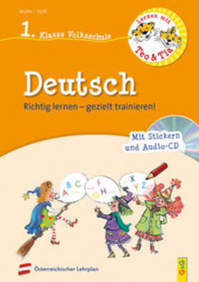 Stoifl / Müller |  Lernen mit Teo und Tia Deutsch - 1. Klasse Volksschule mit CD | Buch |  Sack Fachmedien