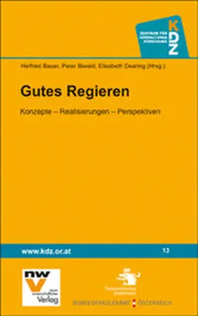 Bauer / Biwald / Dearing |  Gutes Regieren | Buch |  Sack Fachmedien