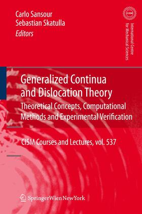 Skatulla / Sansour |  Generalized Continua and Dislocation Theory | Buch |  Sack Fachmedien