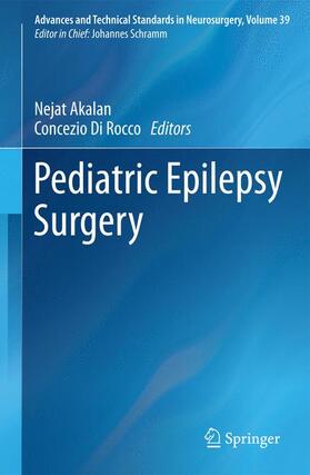Di Rocco / Akalan |  Pediatric Epilepsy Surgery | Buch |  Sack Fachmedien