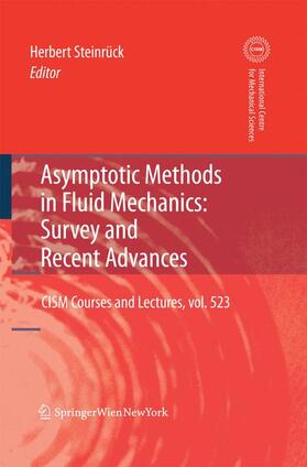 Steinrück |  Asymptotic Methods in Fluid Mechanics: Survey and Recent Advances | Buch |  Sack Fachmedien
