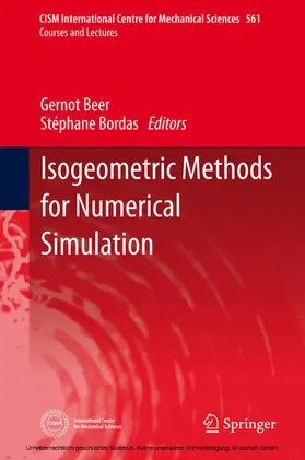 Beer / Bordas |  Isogeometric Methods for Numerical Simulation | eBook | Sack Fachmedien