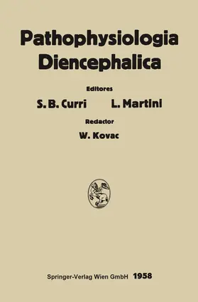 Curri / Martini |  Pathophysiologia Diencephalica | Buch |  Sack Fachmedien