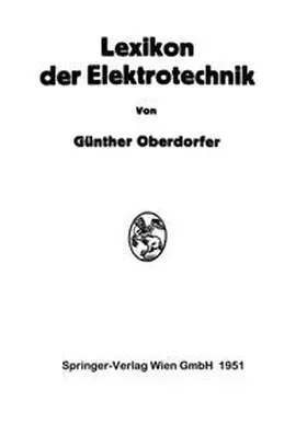 Oberdorfer |  Lexikon der Elektrotechnik | eBook | Sack Fachmedien