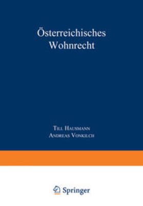 Hausmann / Vonkilch |  Österreichisches Wohnrecht | eBook | Sack Fachmedien