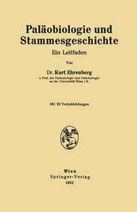 Ehrenberg | Paläobiologie und Stammesgeschichte | E-Book | sack.de