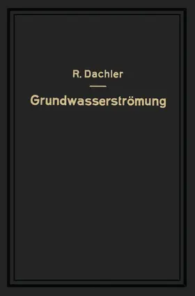 Dachler |  Grundwasserströmung | Buch |  Sack Fachmedien