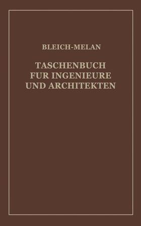 Baudisch / Bleich / Haerpfer |  Taschenbuch für Ingenieure und Architekten | Buch |  Sack Fachmedien