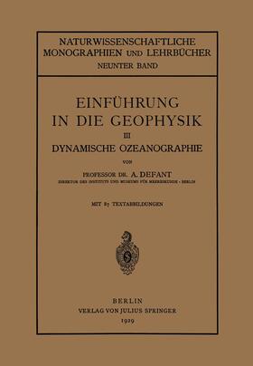 Defant / Blaschke / Birkhoff |  Einführung in die Geophysik | Buch |  Sack Fachmedien