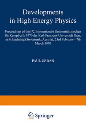 Urban |  Developments in High Energy Physics | eBook | Sack Fachmedien