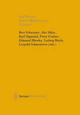 Menger / Schweizer / Sklar |  Selecta Mathematica II | eBook | Sack Fachmedien