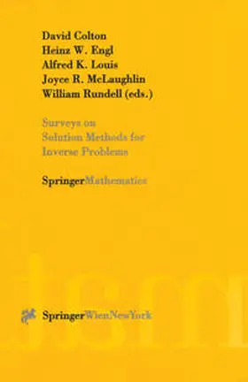 Colton / Engl / Louis |  Surveys on Solution Methods for Inverse Problems | eBook | Sack Fachmedien