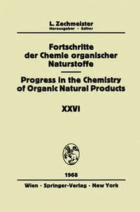 Zechmeister |  Fortschritte der Chemie Organischer Naturstoffe/Progress in the Chemistry of Organic Natural Products | eBook | Sack Fachmedien