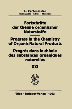  Progrès Dans La Chimie Des Substances Organiques Naturelles/Progress in the Chemistry of Organic Natural Products | Buch |  Sack Fachmedien