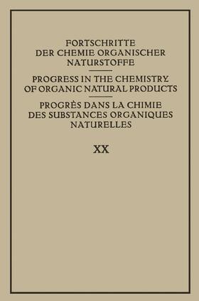 Zechmeister |  Fortschritte der Chemie Organischer Naturstoffe / Progress in the Chemistry of Organic Natural Products / Progrès dans la Chimie des Substances Organiques Naturelles | Buch |  Sack Fachmedien