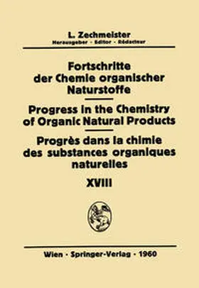  Fortschritte der Chemie organischer Naturstoffe / Progress in the Chemistry of Organic Natural Products / Progrés Dans la Chimie des Substances Organiques Naturelles | eBook | Sack Fachmedien