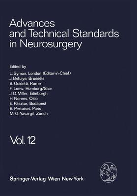 Symon / Brihaye / Guidetti |  Advances and Technical Standards in Neurosurgery | Buch |  Sack Fachmedien