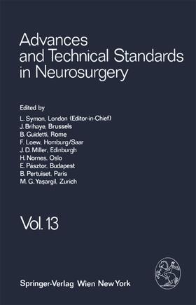 Symon / Brihaye / Guidetti |  Advances and Technical Standards in Neurosurgery | Buch |  Sack Fachmedien