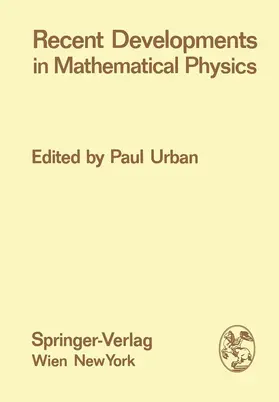 Urban |  Recent Developments in Mathematical Physics | Buch |  Sack Fachmedien