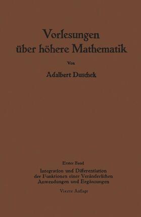 Duschek |  Vorlesungen über höhere Mathematik | Buch |  Sack Fachmedien