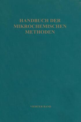 Malissa / Zacherl / Hecht |  Elektronenstrahl-Mikroanalyse | Buch |  Sack Fachmedien