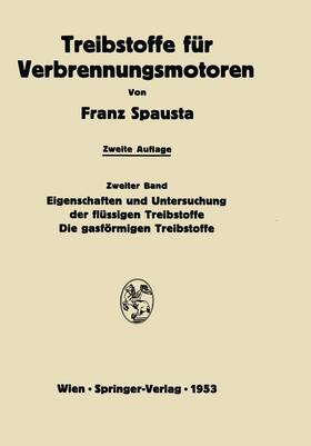 Spausta |  Treibstoffe für Verbrennungsmotoren | Buch |  Sack Fachmedien